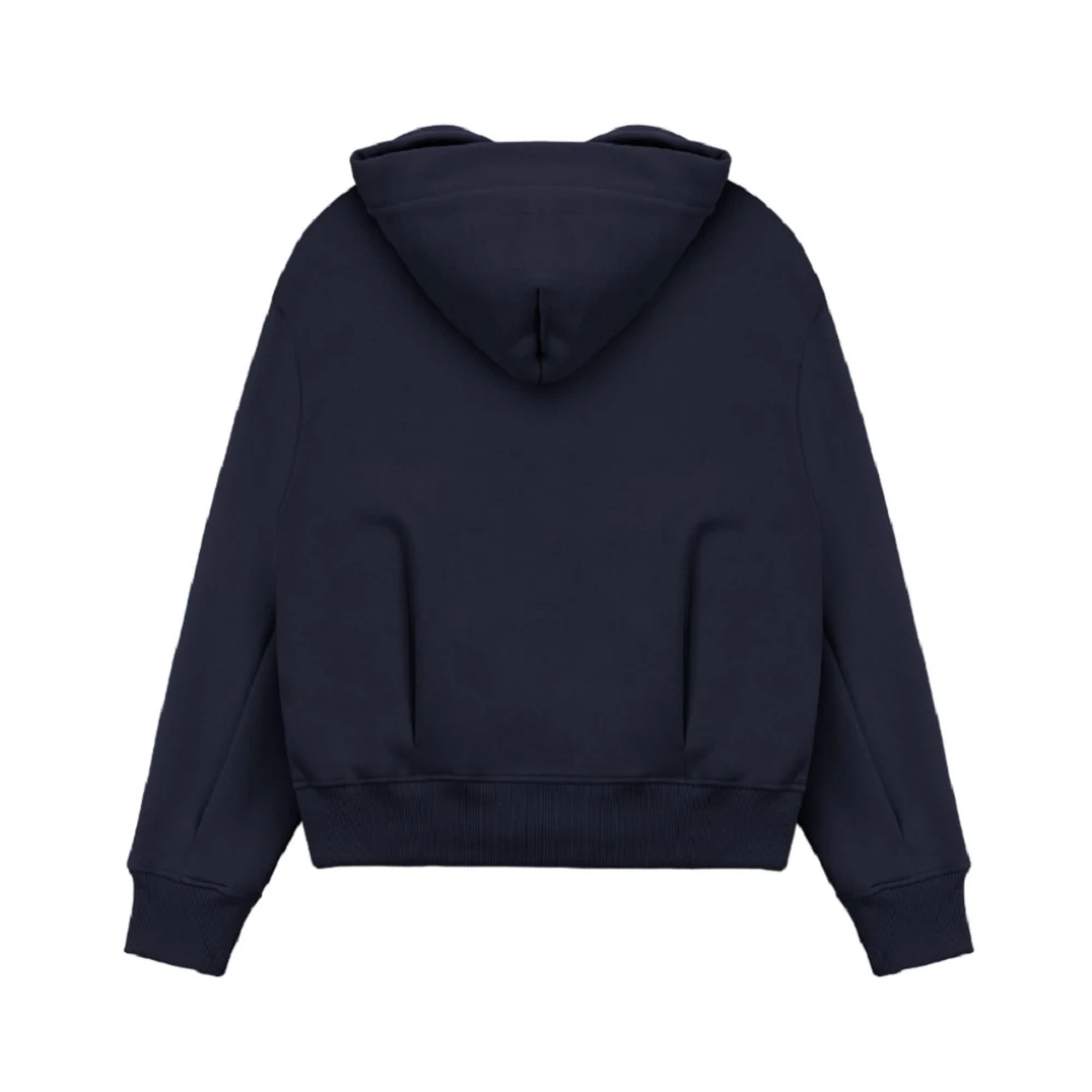 Colmar Blauwe Hoodie met Rits Blue Dames