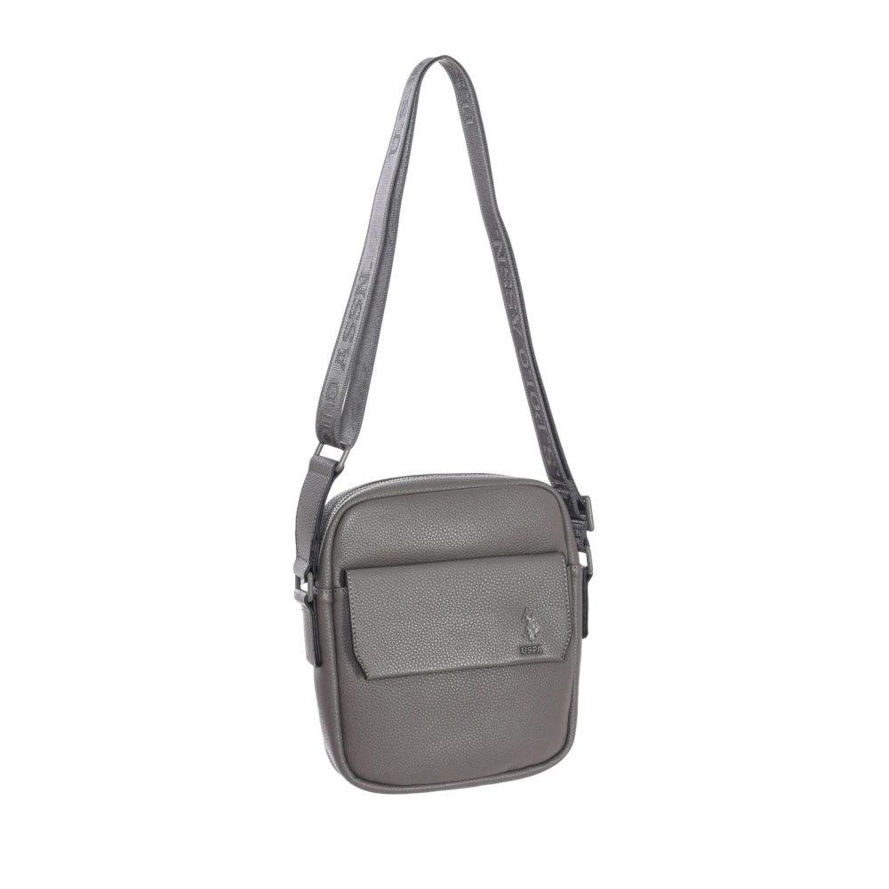 U.s. Polo Assn. Heren Synthetische Bandolier Tas Gray Heren