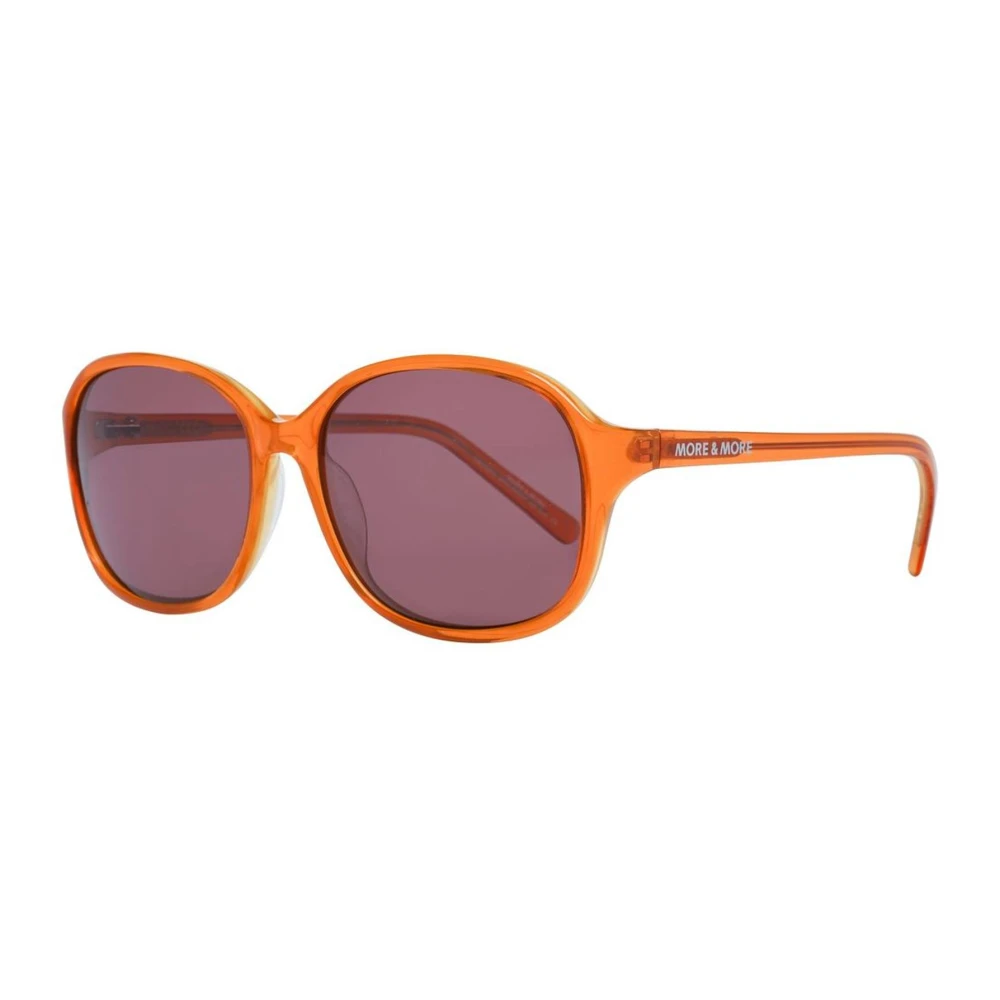 More & More Women's Orange Oval Sunglasses With Uv Protection
