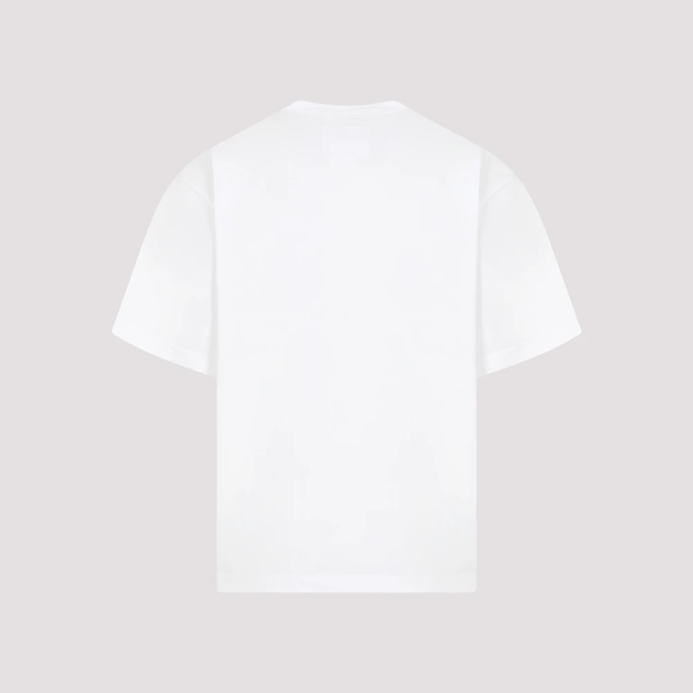 Sacai Witte Katoenen T-shirt White Heren