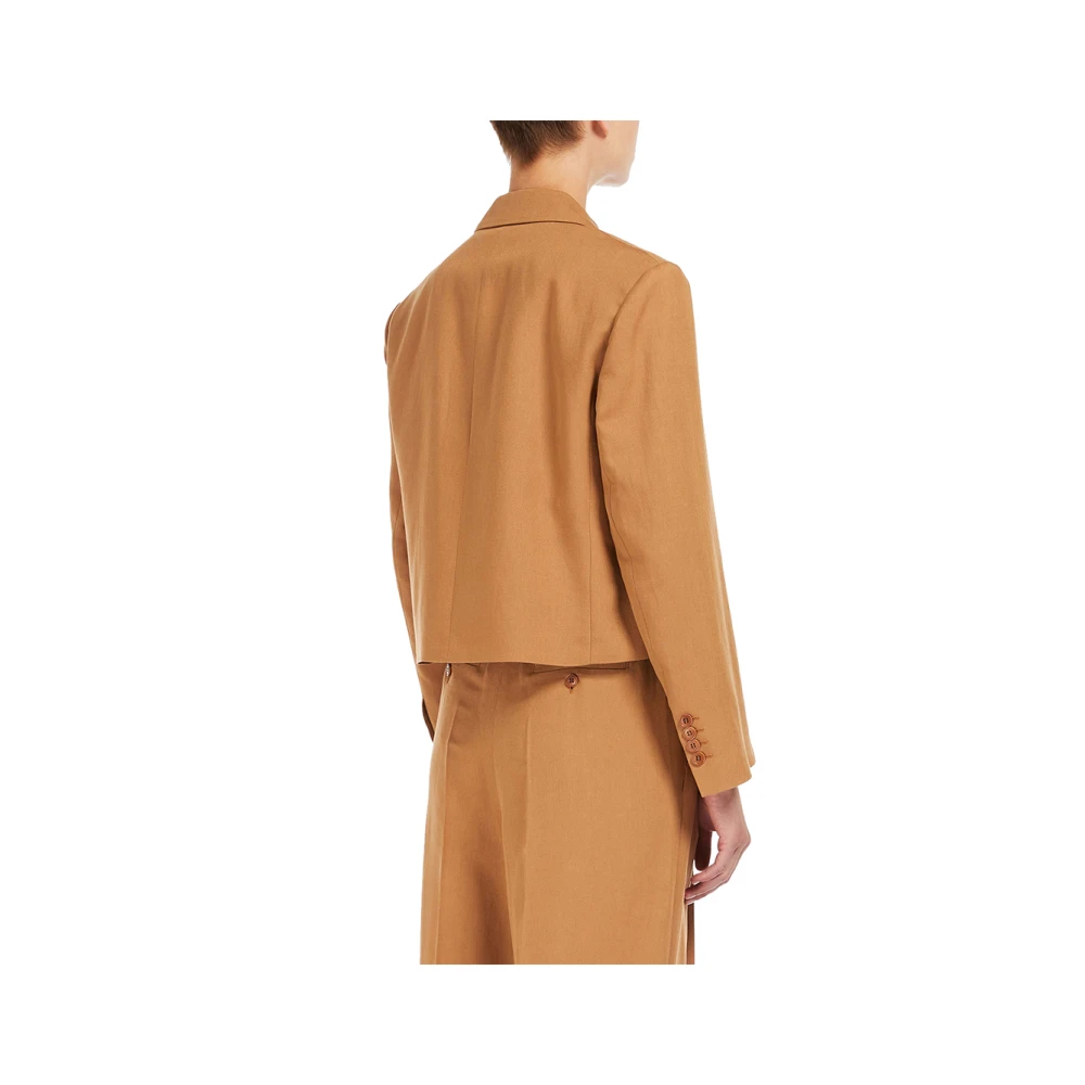 Max Mara Weekend Levendige Oranje Jas Orange Dames