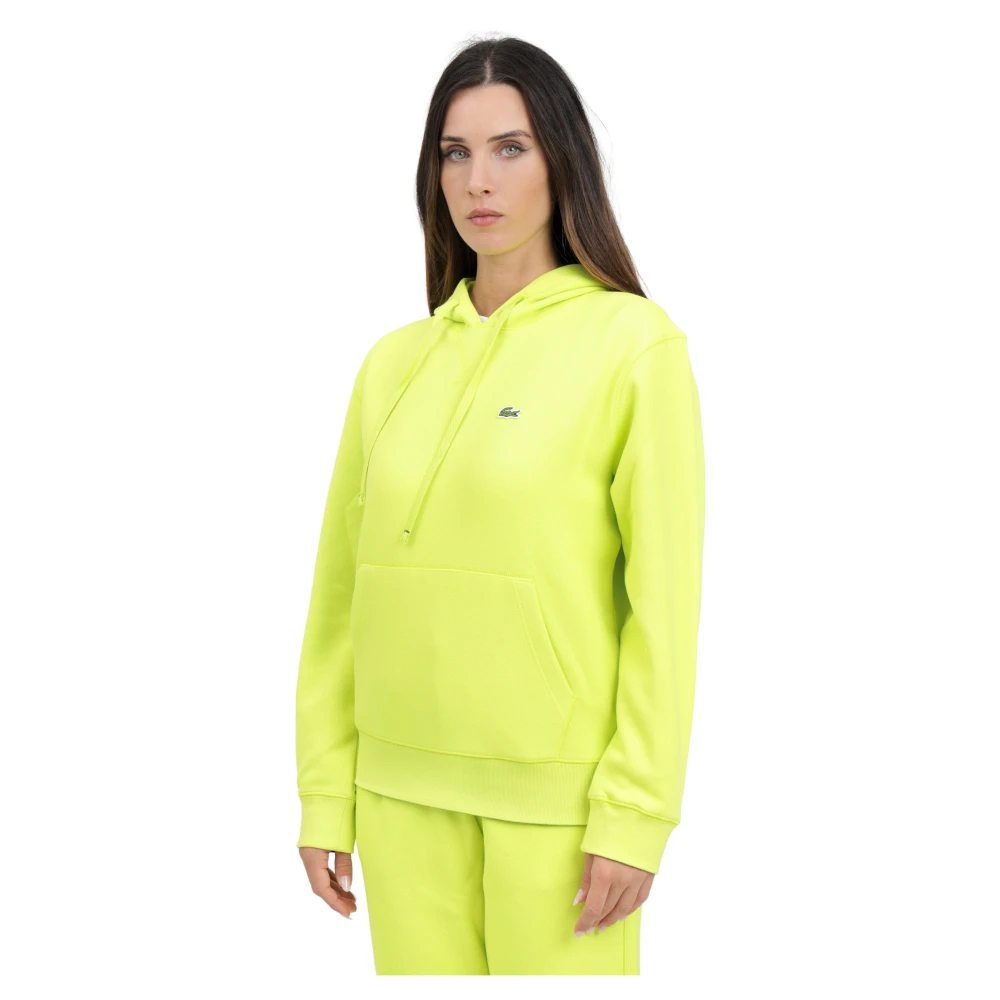 Lacoste Groene Dames Hoodie voor Herfst-Winter Green Dames