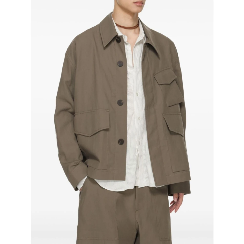 Studio Nicholson Cargo Jack in Fossil Bruin Brown Heren