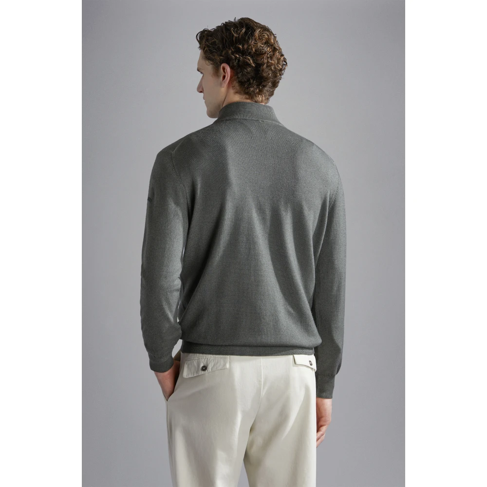 PAUL & SHARK Stijlvolle Pull voor Mannen Green Heren