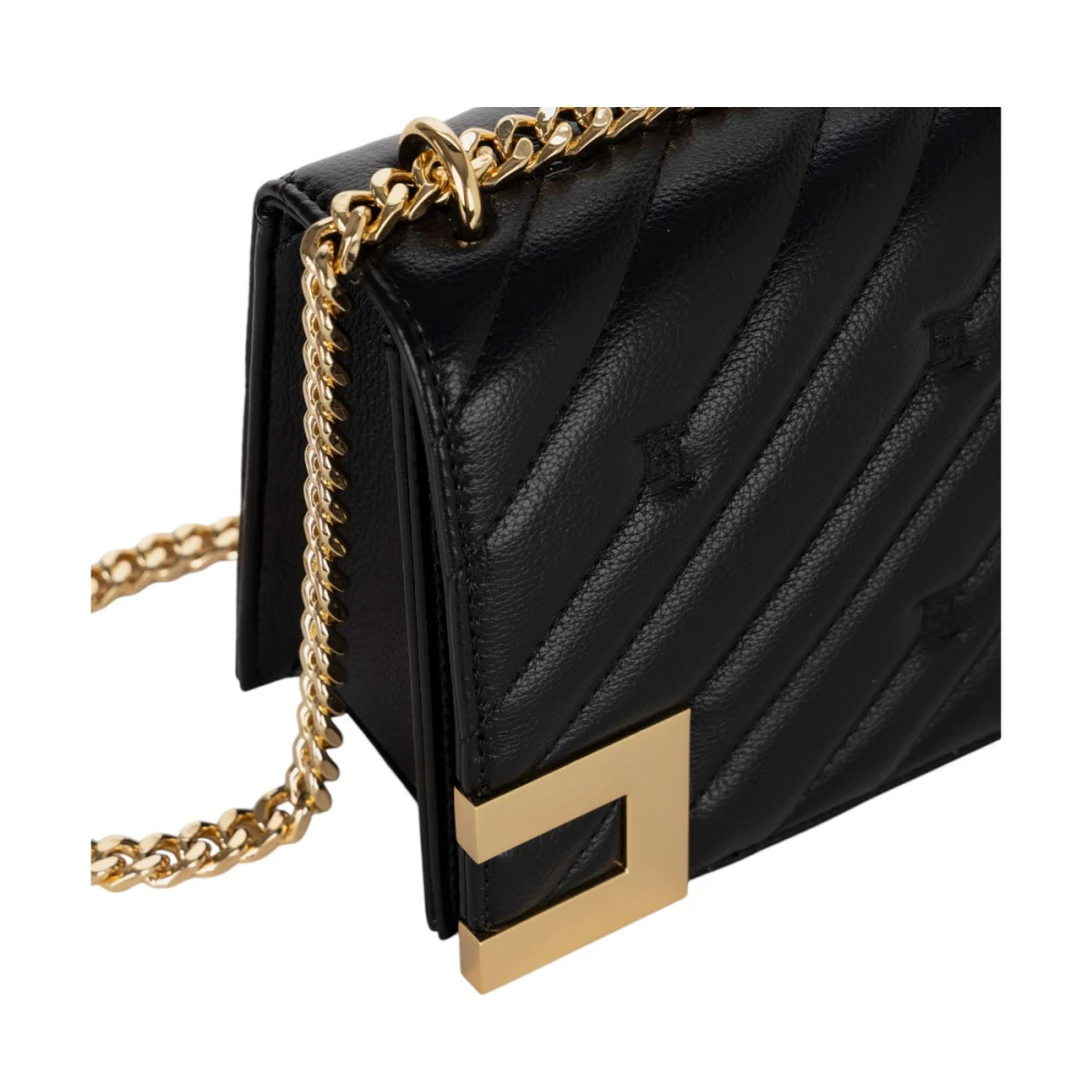 Elisabetta Franchi Stijlvolle Borsa Tas voor Vrouwen Black Dames