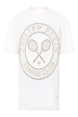 Open Back T-Shirt Mini Dress Tennis Club