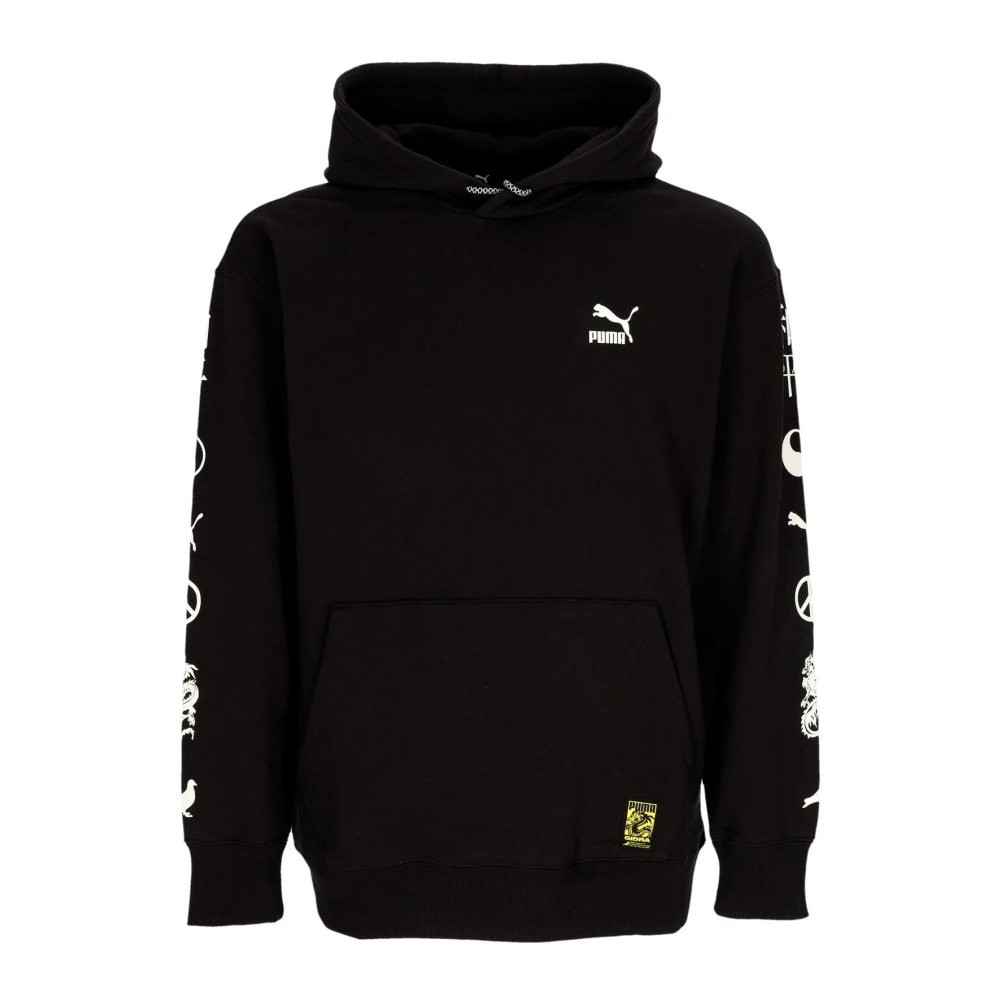Puma Grafische Hoodie X Staple Zwart Black Heren