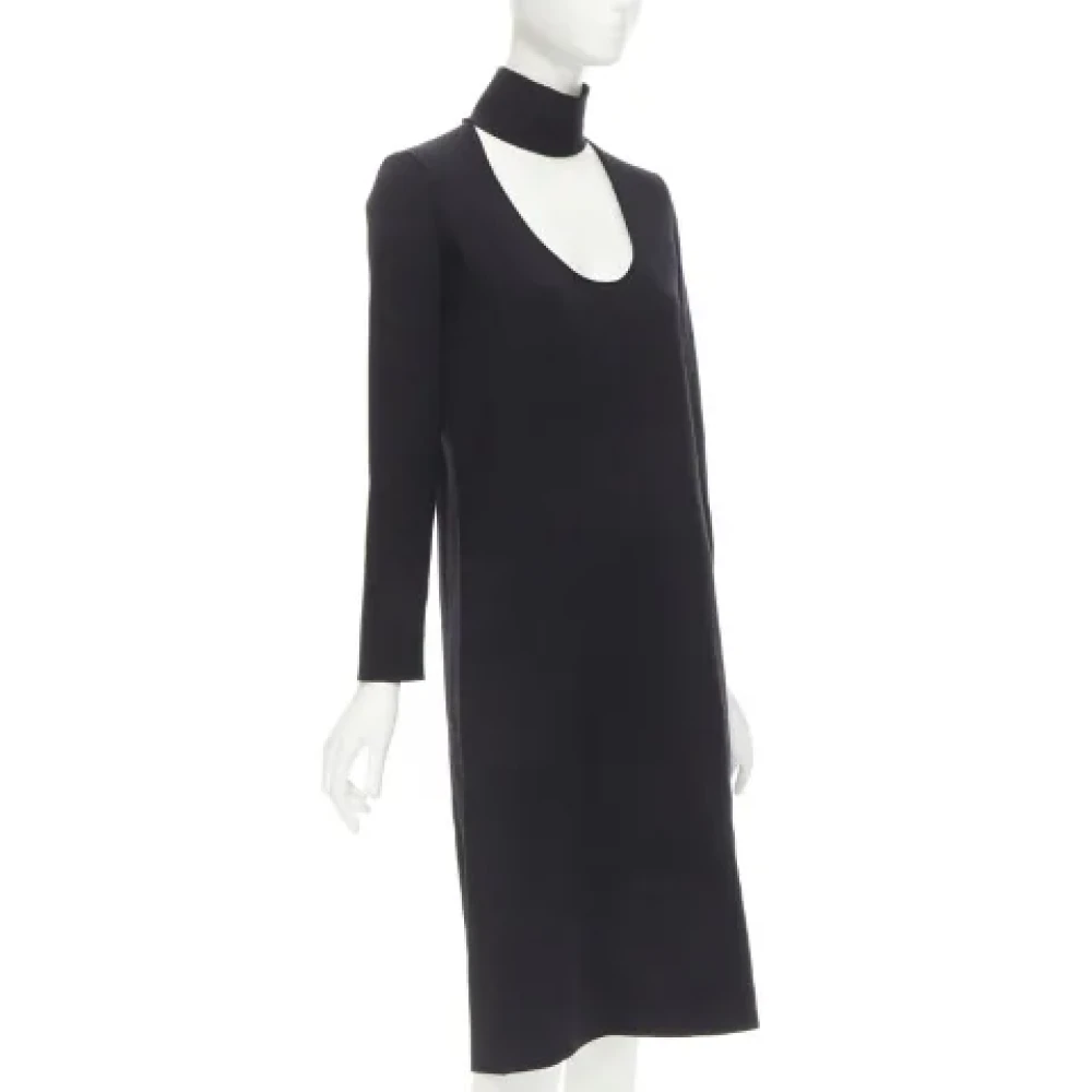 Bottega Veneta Vintage Pre-owned Viscose dresses Black Dames
