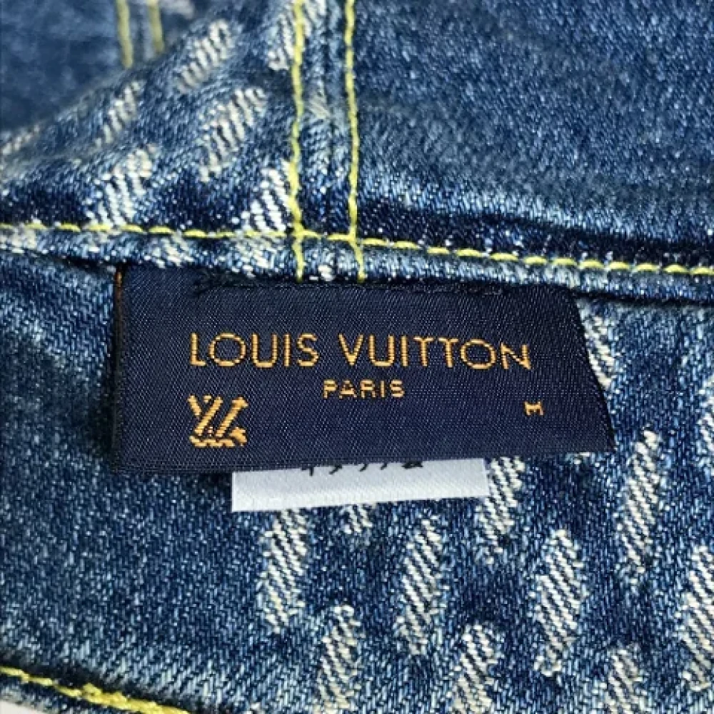Louis Vuitton Vintage Pre-owned Cotton hats Blue Dames
