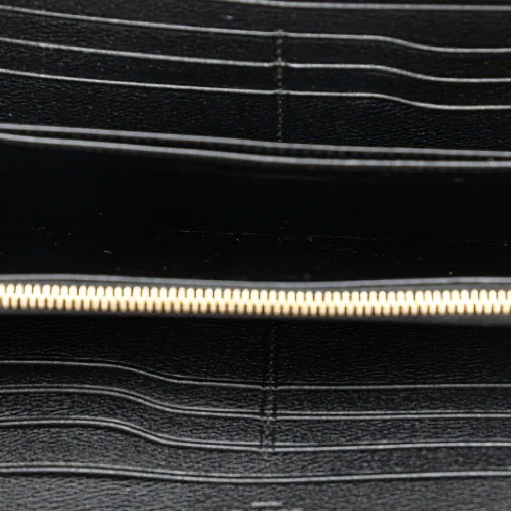 Loewe Pre-owned Leather wallets Black Dames