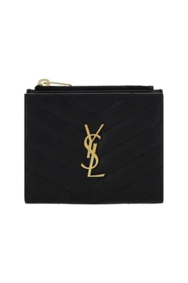 Lyxig Matelassé Plånbok med Monogram