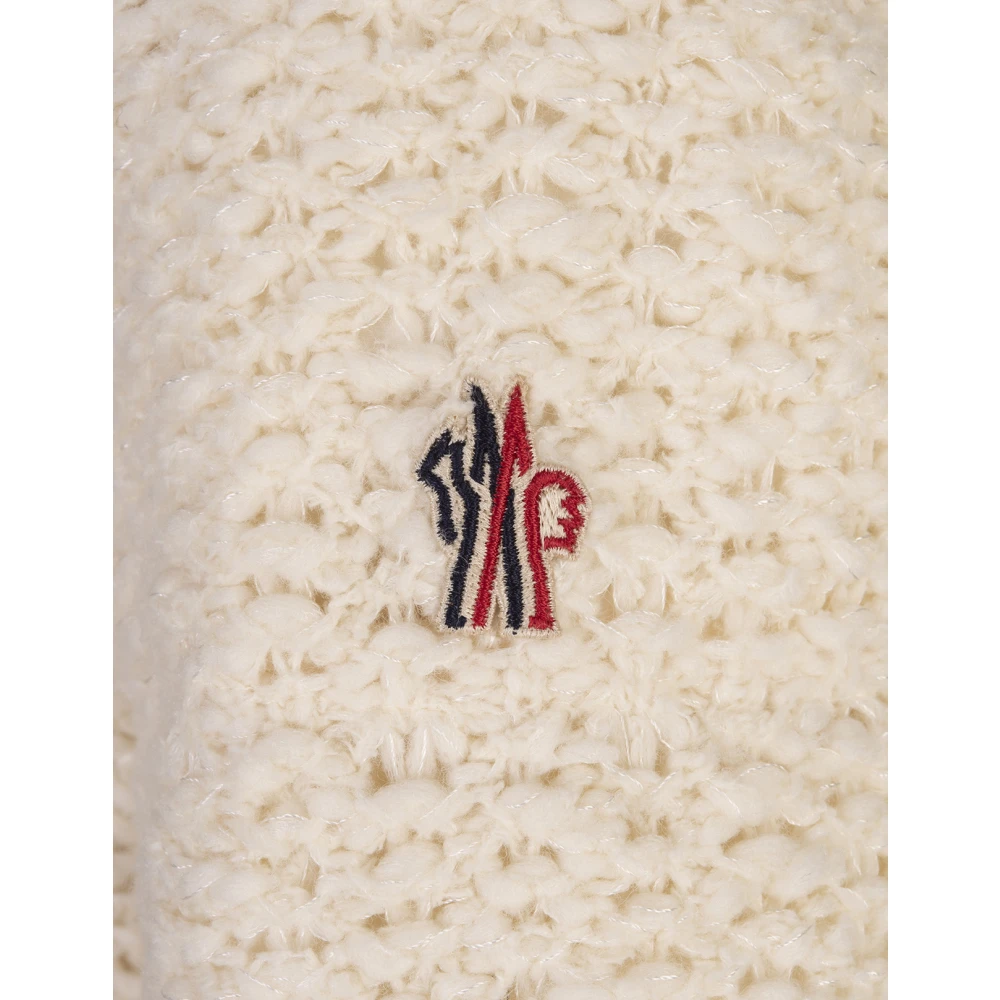Moncler Witte Donsjas Bergstijl White Dames