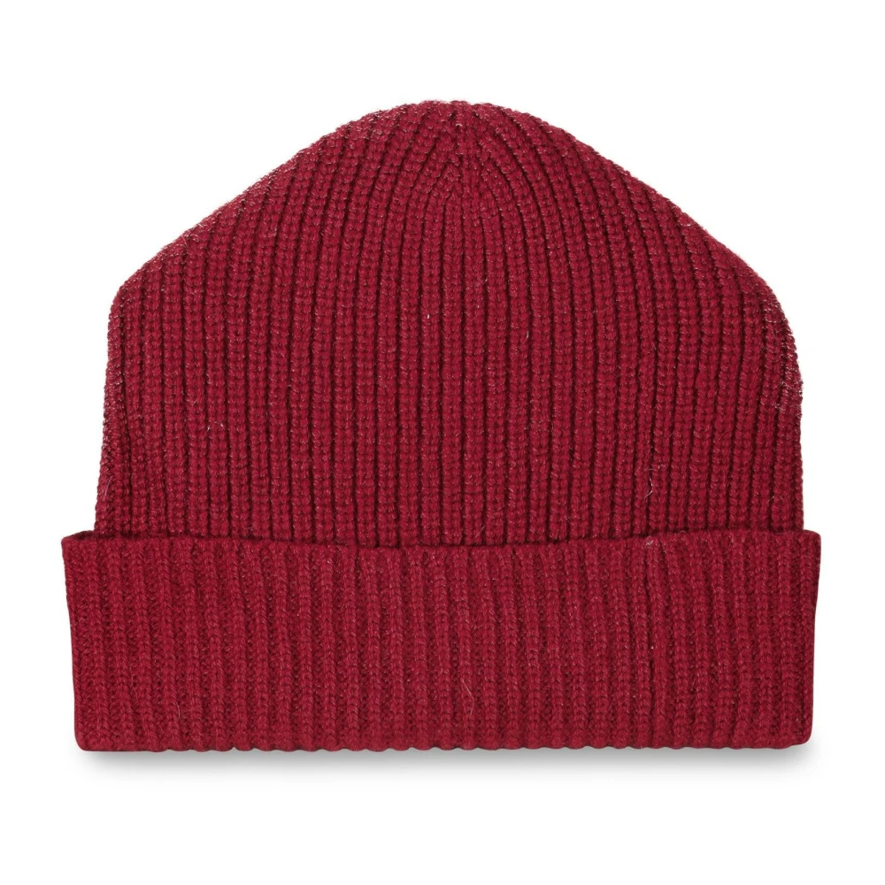 Zanieri Kasjmier Beanie met Omslag Red Heren