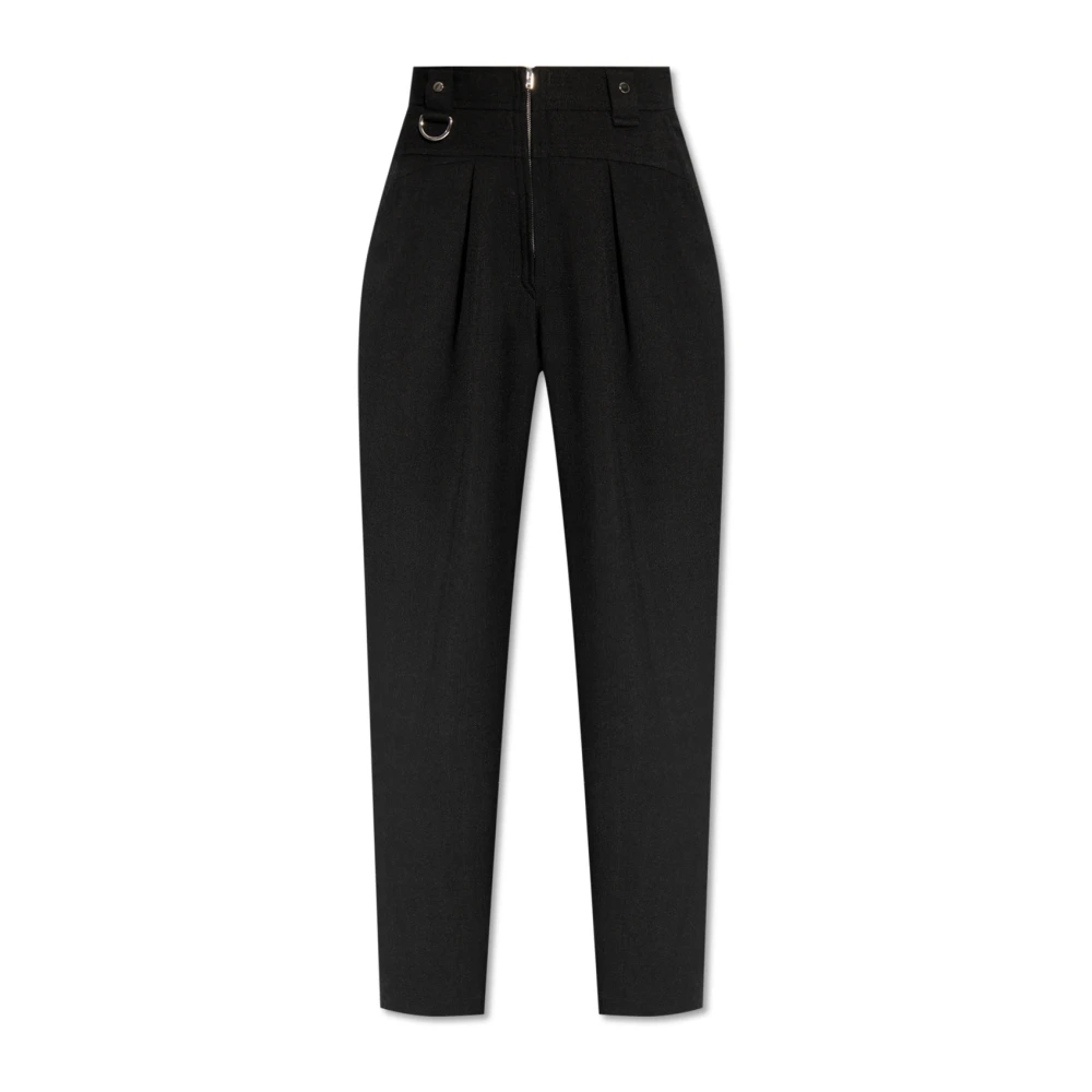 IRO Maltine broek met hoge taille Black Dames