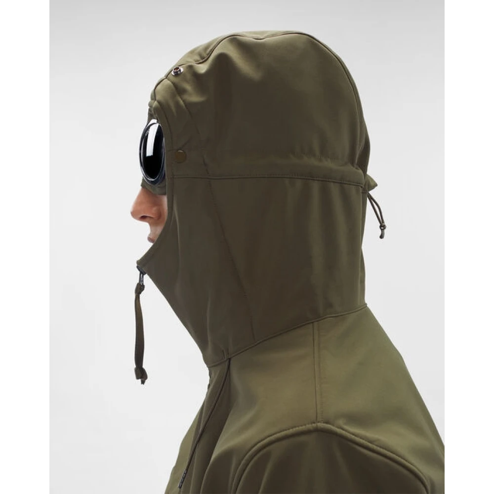C.P. Company Verstelbare Goggle Jas Green Heren
