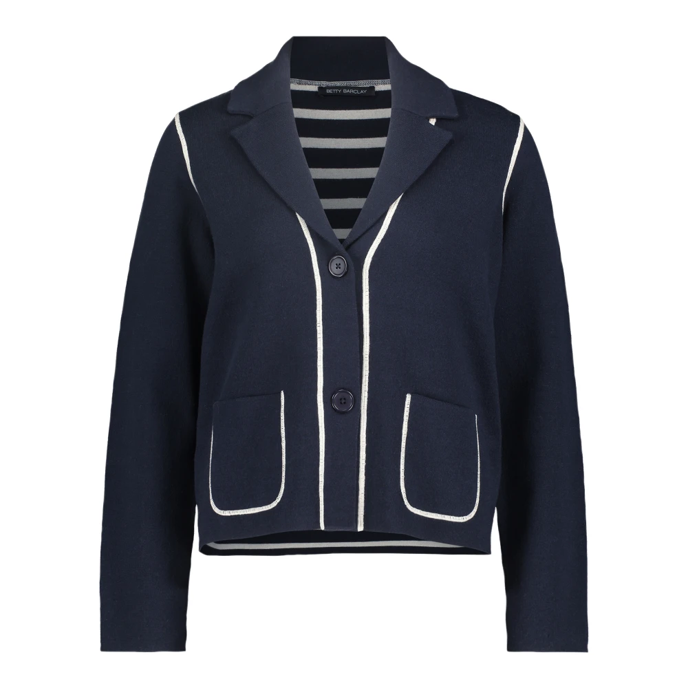 Betty Barclay Elegante Langarm Cardigan Blue Dames