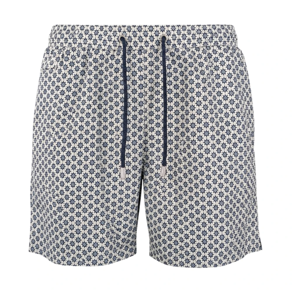Mc2 Saint Barth Men's Blue Beachwear, L, Lighting Swim Shorts