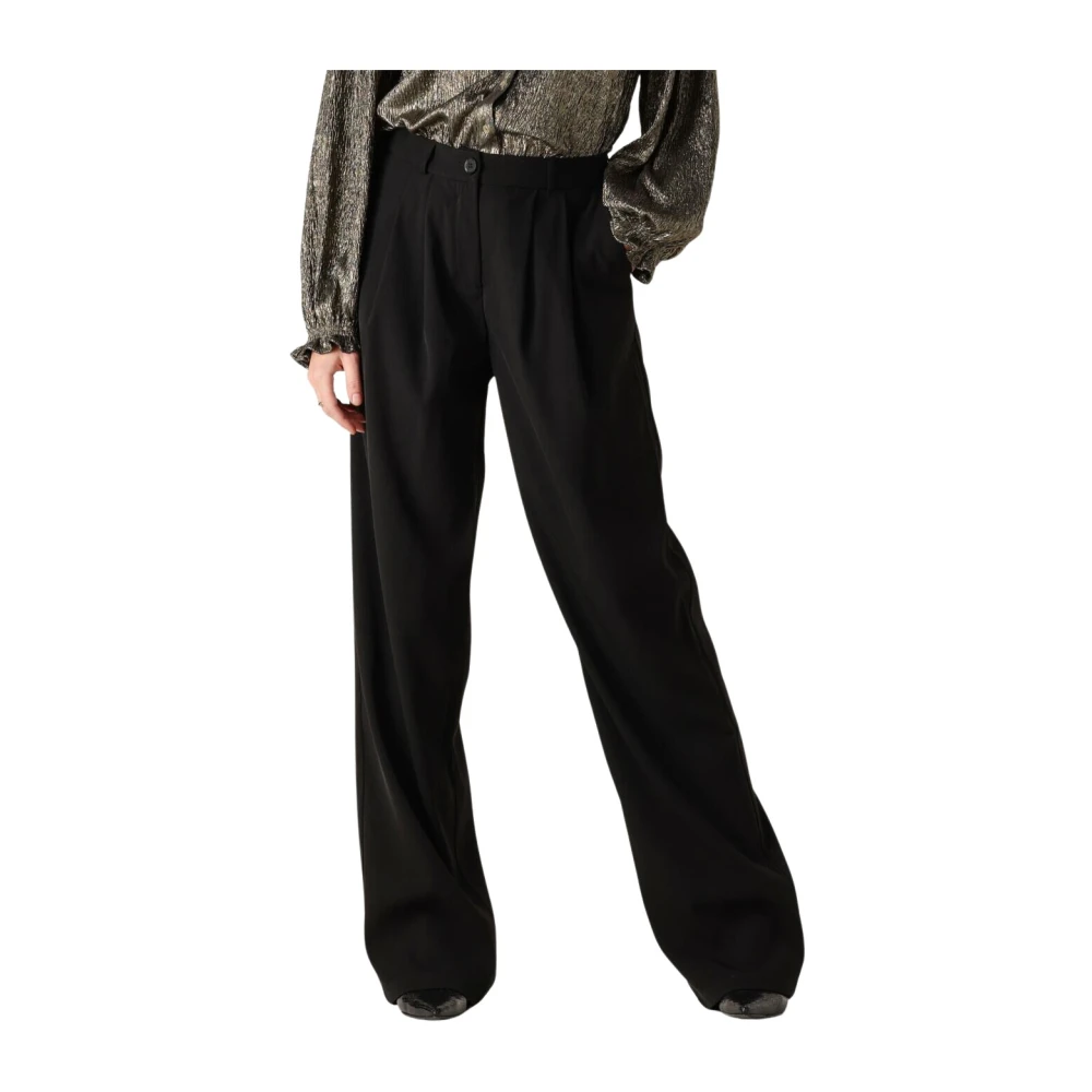 Ydence Elegante Zwarte Pantalon Phoebe Tall Black Dames