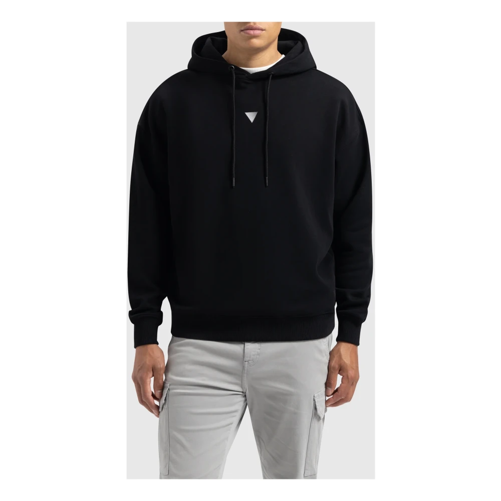 Pure Path Zwarte Signature Hoodie Heren Black Heren