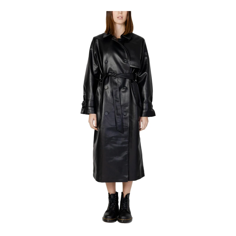 Vero Moda Trench Coats Black Dames