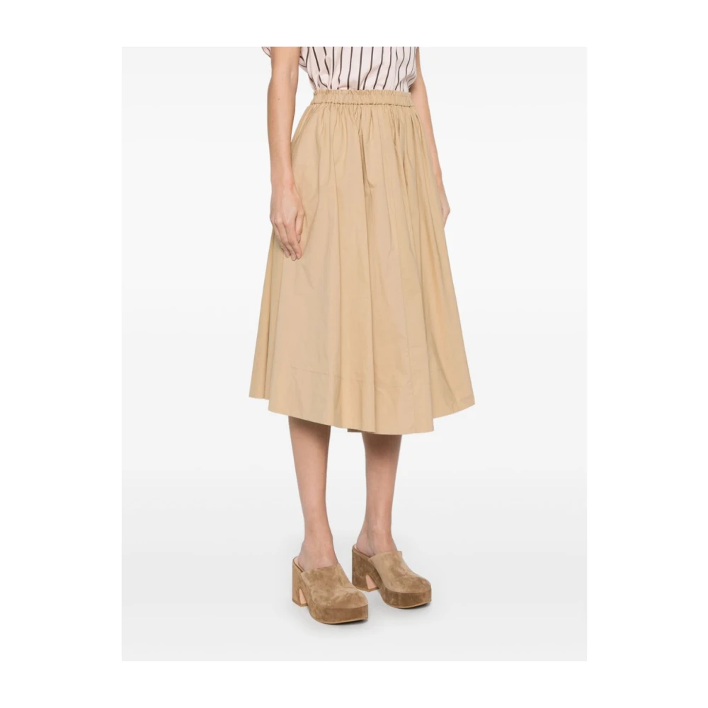 Forte Beige Rokken Ss25 Dameskleding Beige Dames