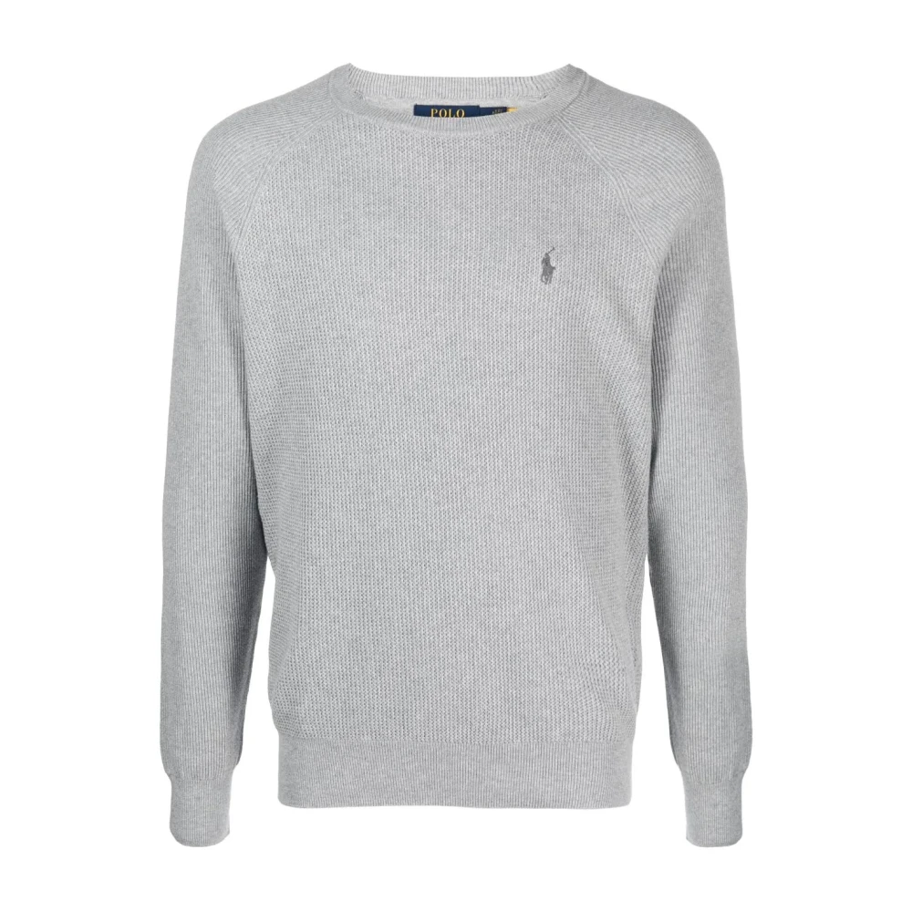 Polo Ralph Lauren Men's Gray Round-Neck Knitwear