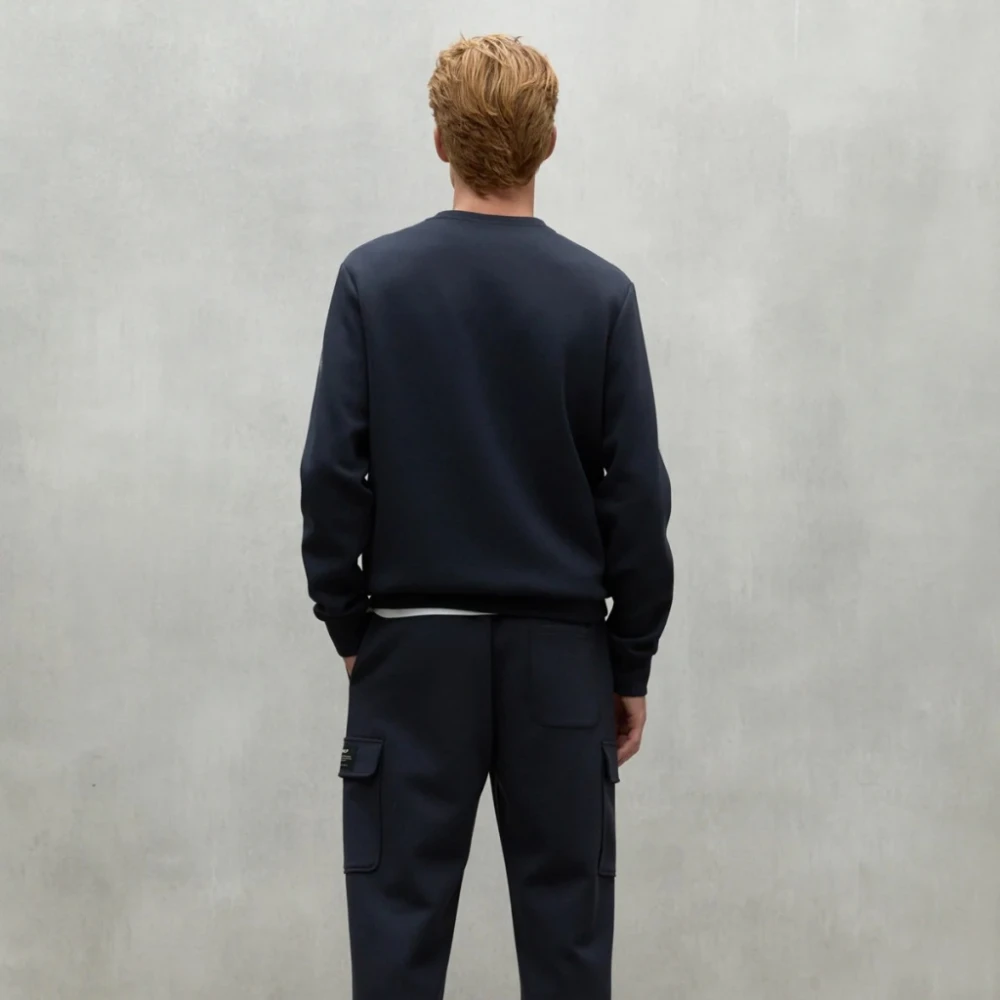 Ecoalf Stijlvolle Zip-Through Sweatshirt Blue Heren