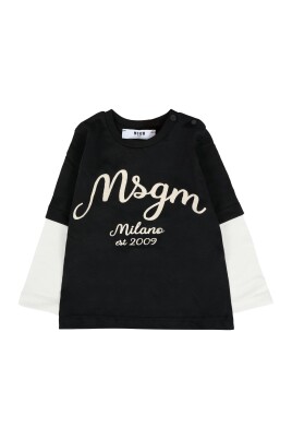 t-shirt-noir-a-manches-longues-avec-logo