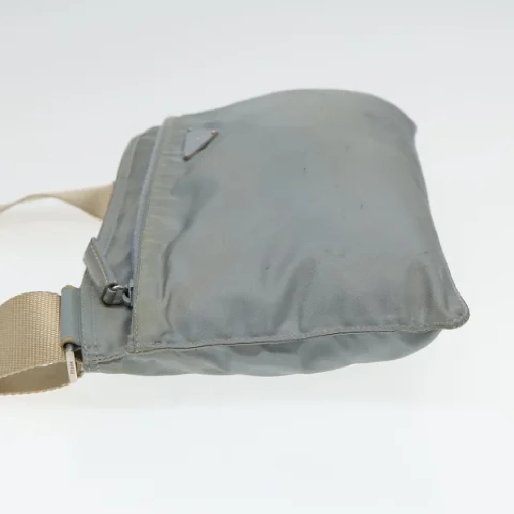 Prada Vintage Pre-owned Nylon prada-bags Blue Dames