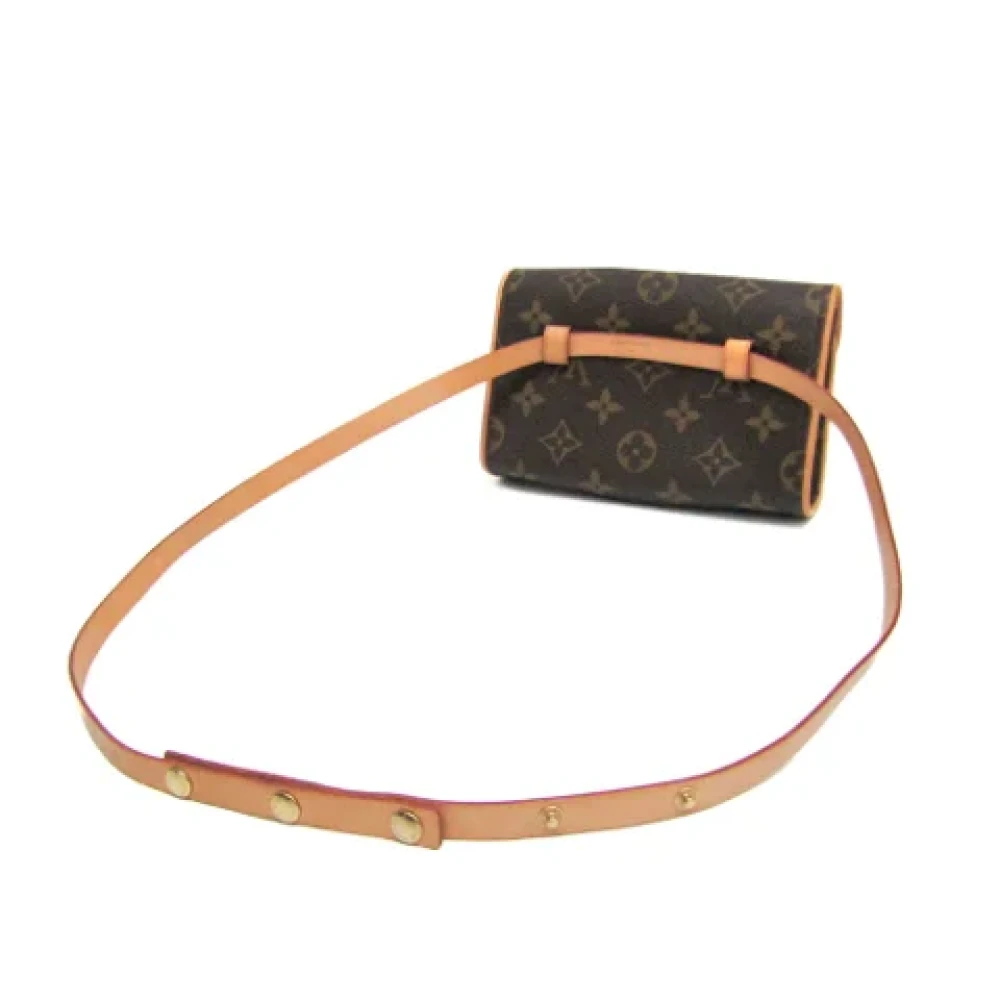 Louis Vuitton Vintage Pre-owned Fabric crossbody-bags Brown Dames