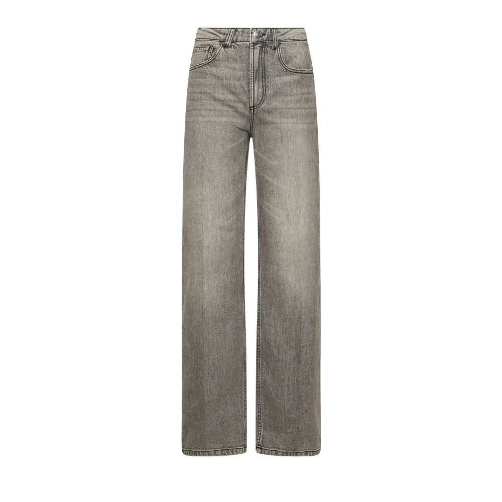 Richmond Kvinno Grå Jeans Dam, W32, Raka Jeans Med Fem Fickor