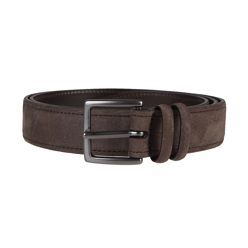 Orciani Klassieke Leren Riem Brown Heren