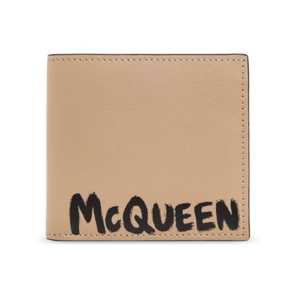 Graffiti Print Leather Bi-Fold Wallet | Alexander McQueen | Wallets &  Cardholders | Miinto