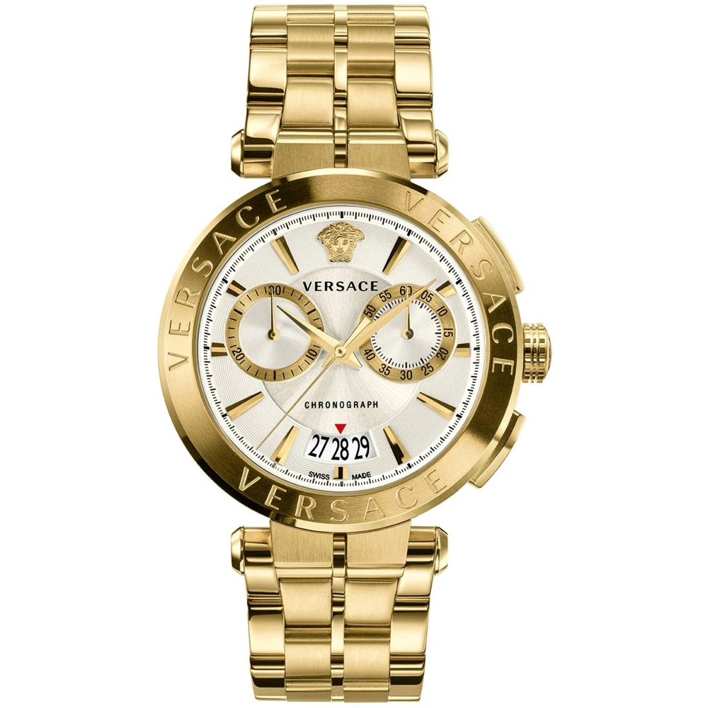 Versace Men's Gold Aion Chronograph Stainless Steel Watch