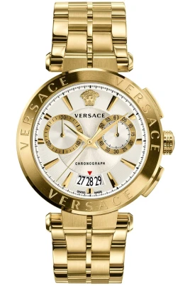 Aion Chronograph Guld Rostfritt Stål Klocka
