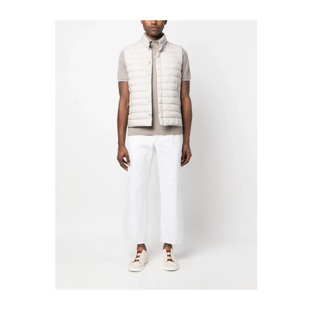 Herno Witte Waistcoat Stijlvolle Veelzijdige Gilet White Heren