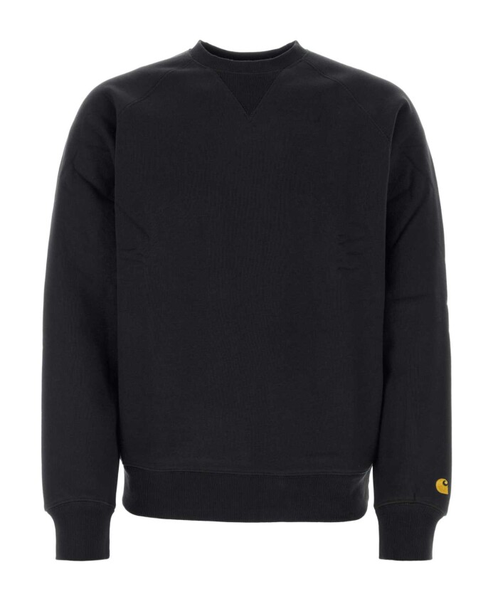 sweat-chase-en-melange-de-coton-noir