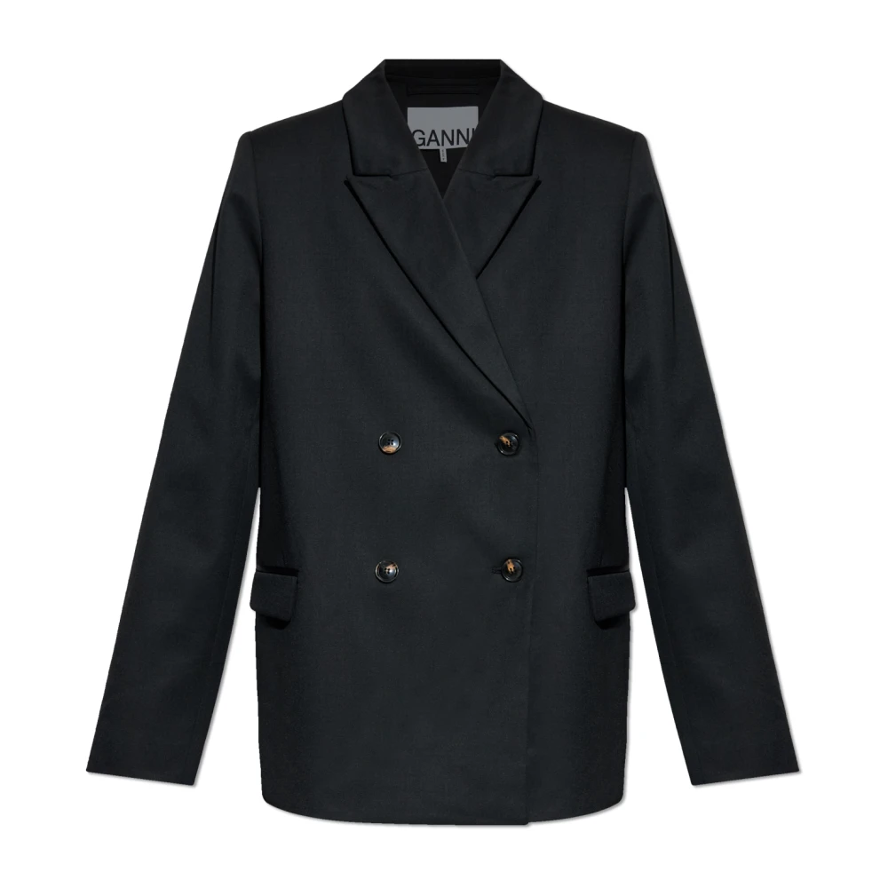 Ganni Mujer Blazer Cruzado