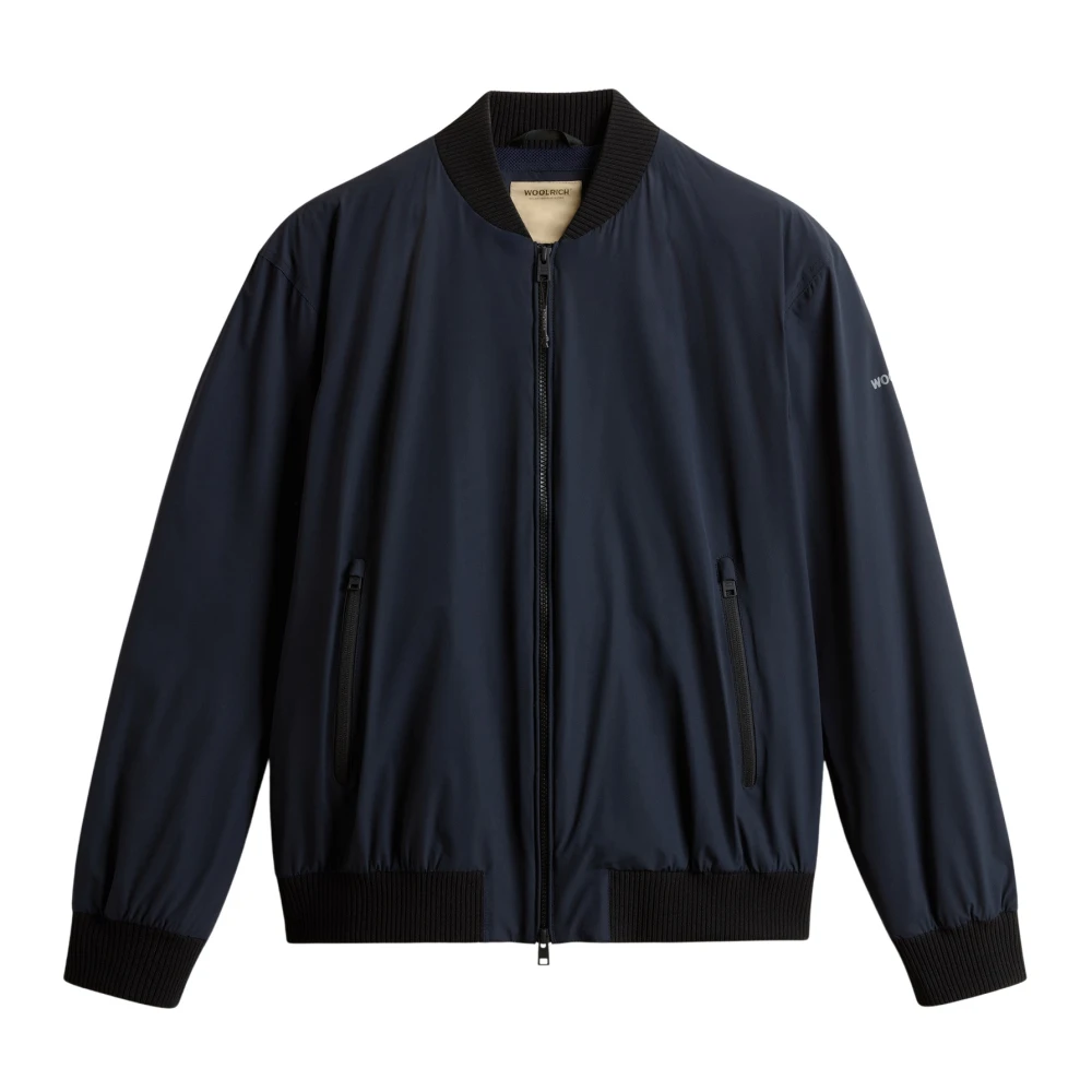 Woolrich Klassieke Bomberjack Blue Heren