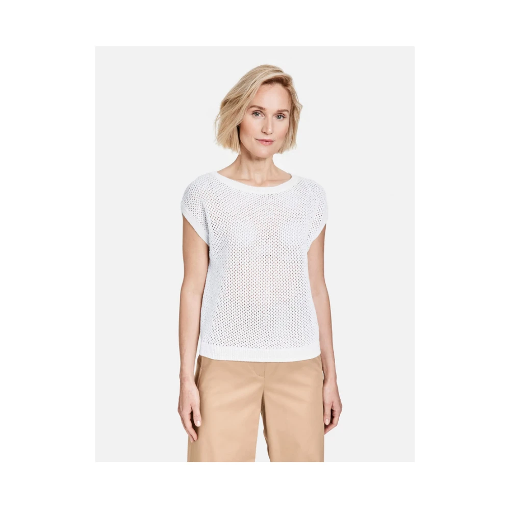 Gerry Weber Stijlvolle Pullover Sweater White Dames