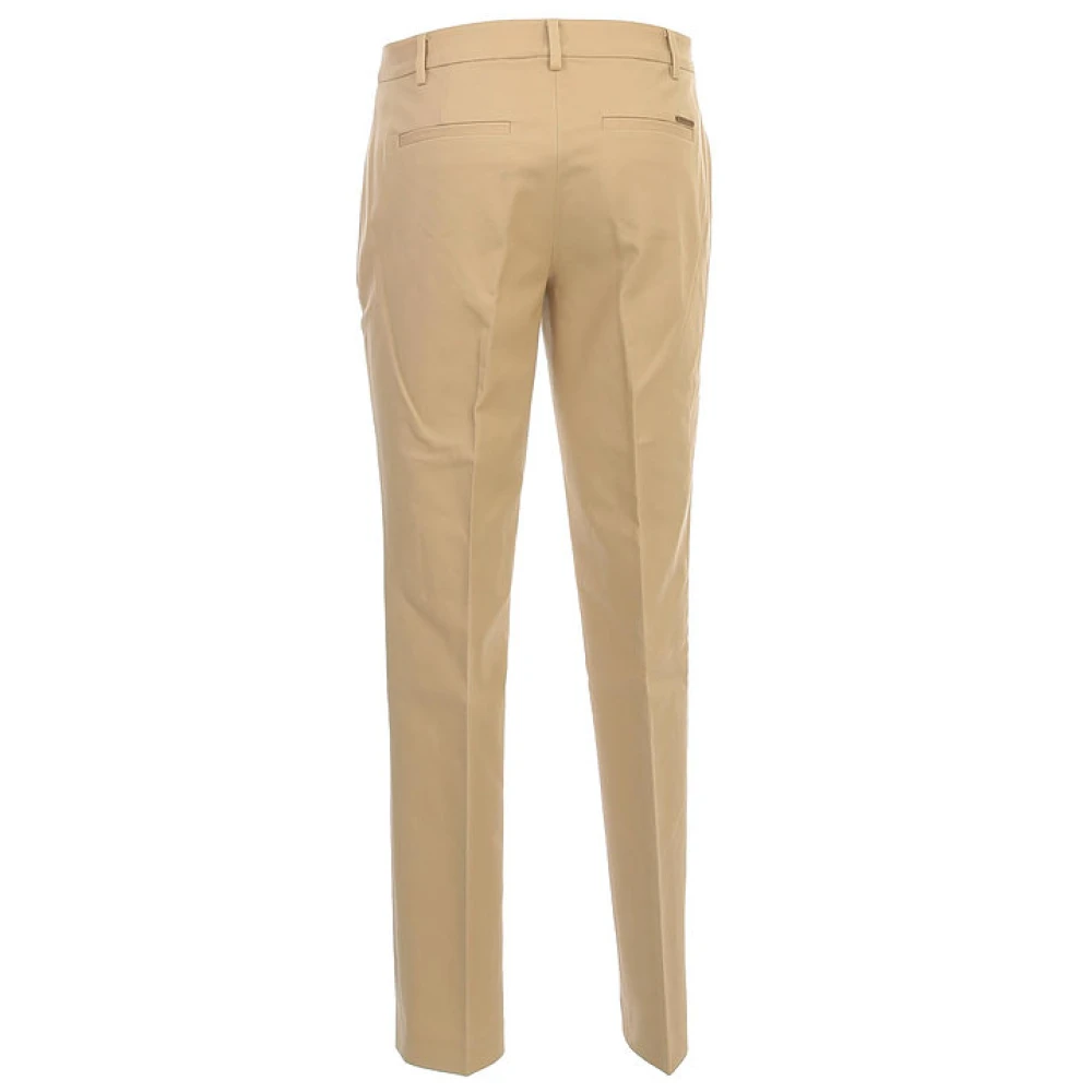 Michael Kors Beige Chino Broek Slim Fit Beige Dames