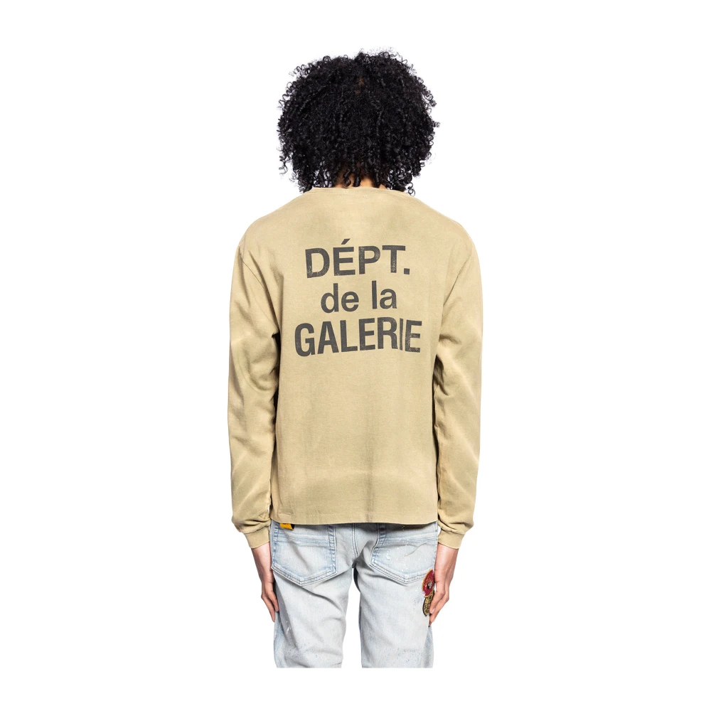 Gallery Dept. Olijfkleurig langemouwshirt Green Heren