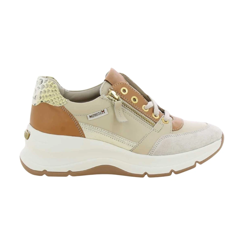 Mephisto Hanouk Sneaker Dames Schoenen Beige