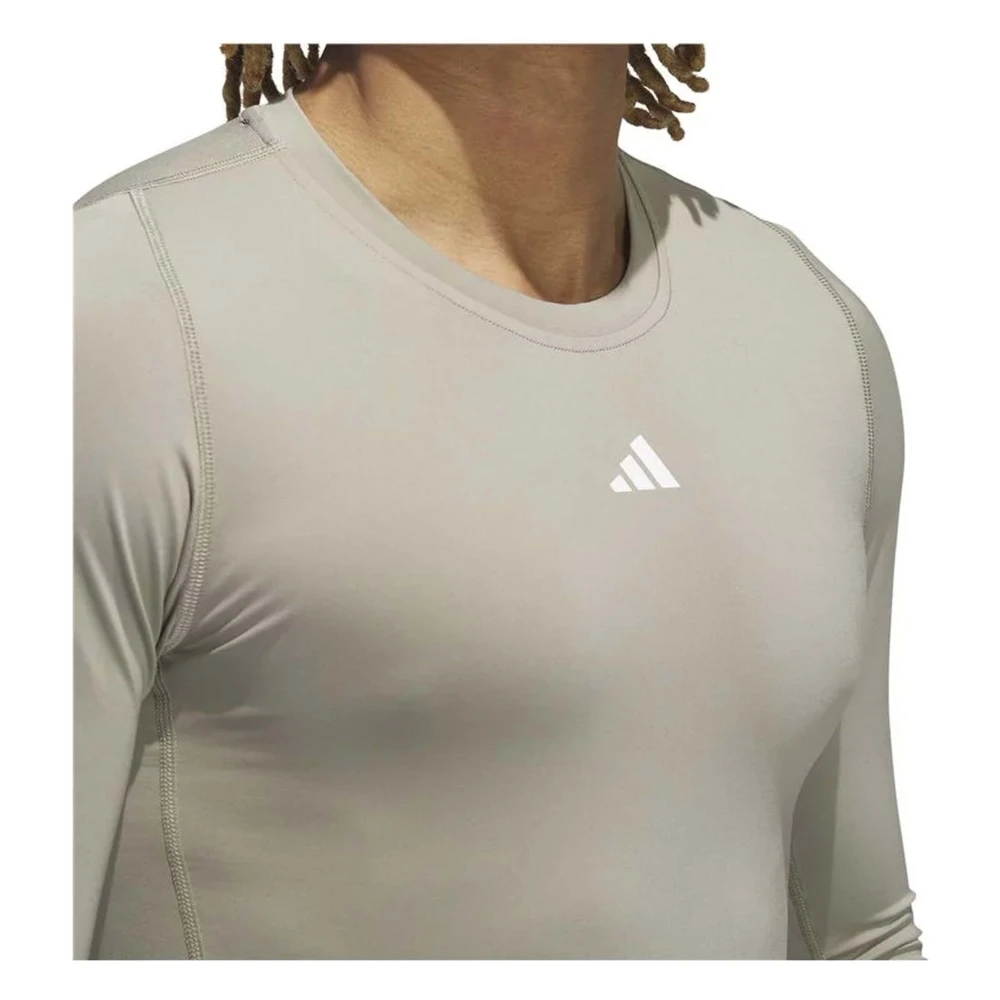 Adidas Lange mouwen T-shirt Gray Heren
