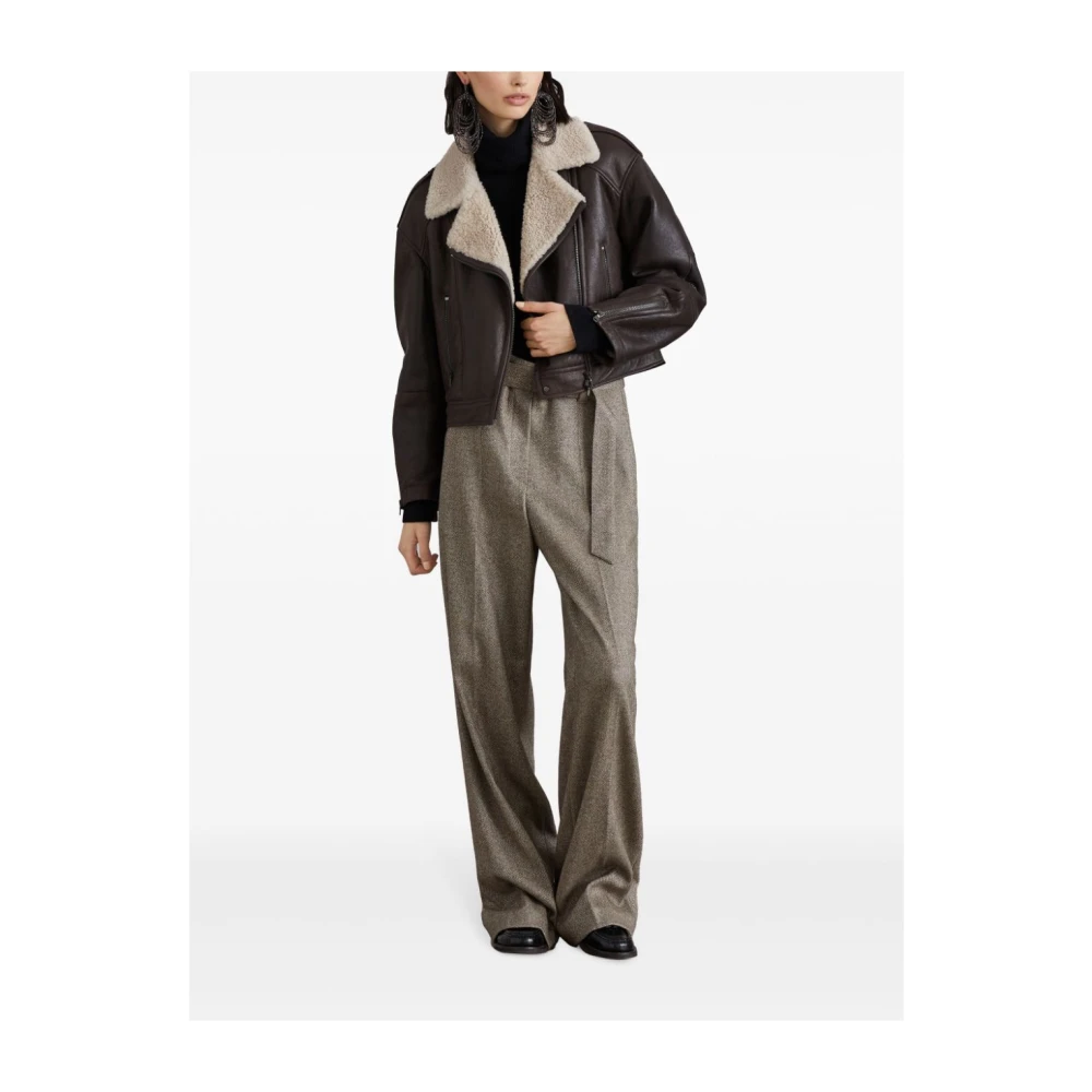 BRUNELLO CUCINELLI Stijlvolle Jassen Collectie Brown Dames