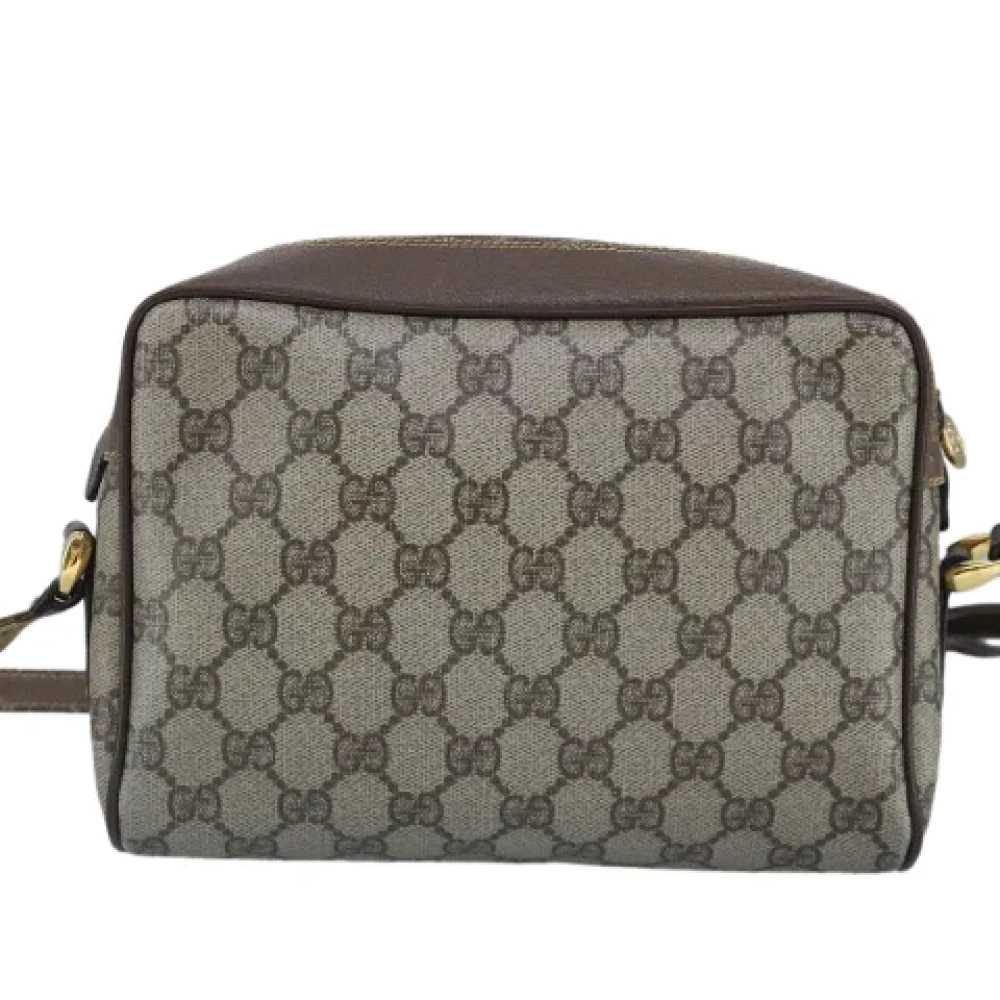 Gucci Vintage Pre-owned Canvas shoulder-bags Beige Dames