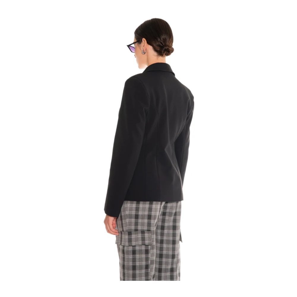 Kaos Elegante Damesjas Synthetisch Materiaal Black Dames