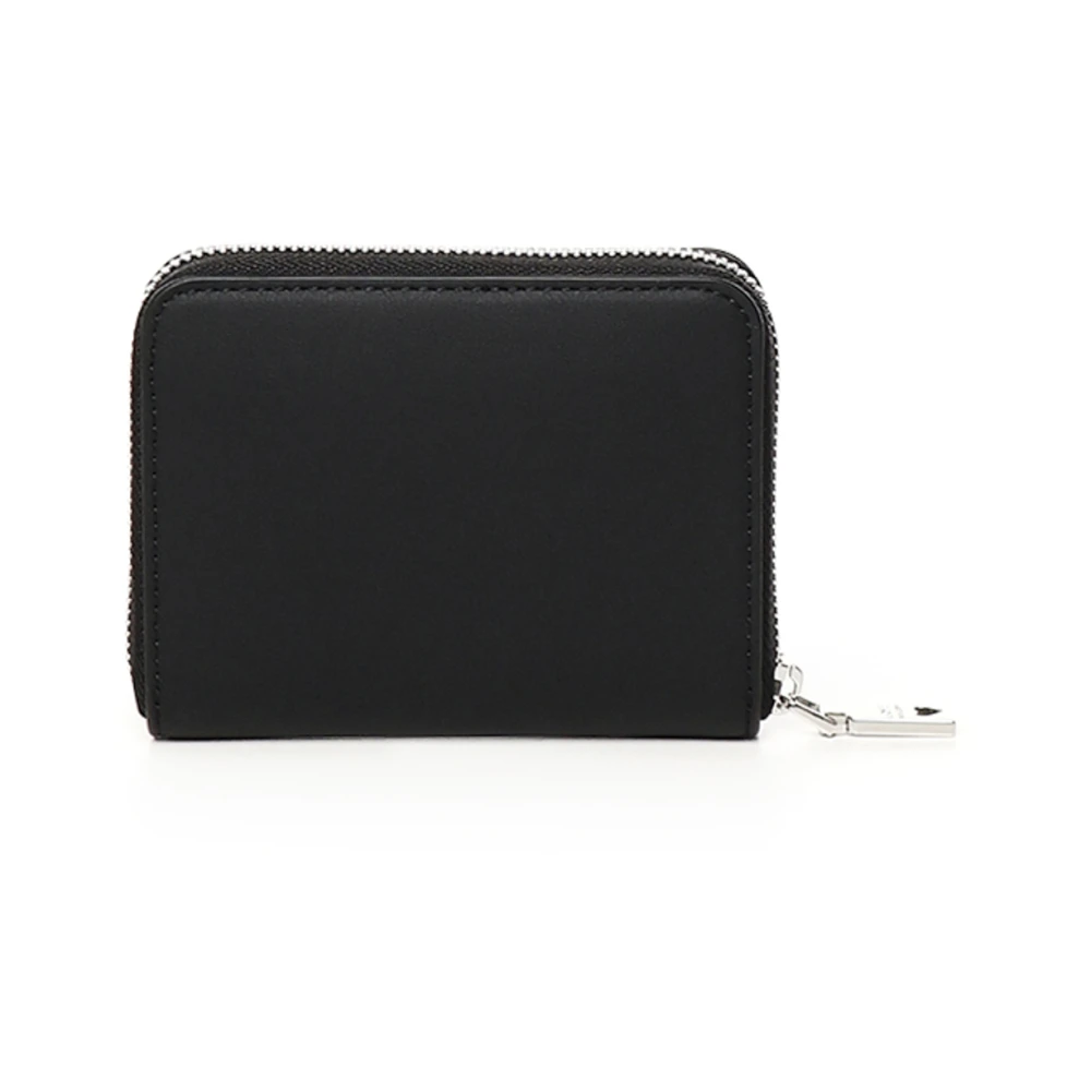 Love Moschino Zwarte Portemonnee met Logobedrukking Black Dames