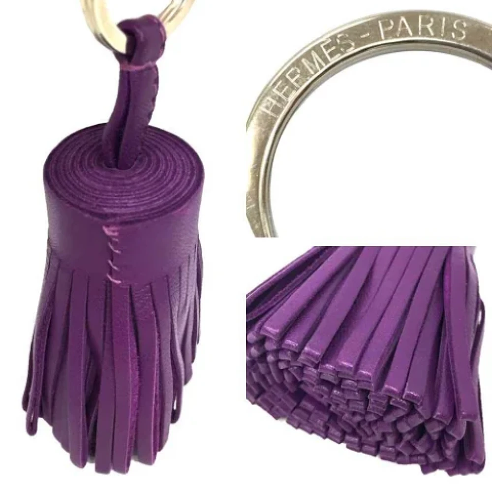 Hermès Vintage Pre-owned Fabric key-holders Purple Dames