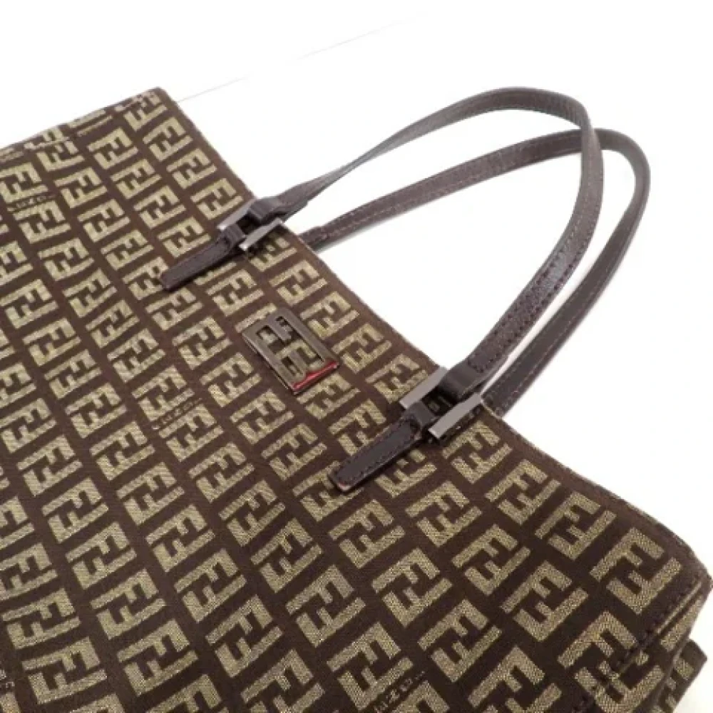 Fendi Vintage Pre-owned Canvas totes Brown Dames